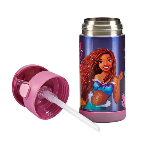 Funtainer Straw Bottle Disney Little Mermaid 0.35 lt.