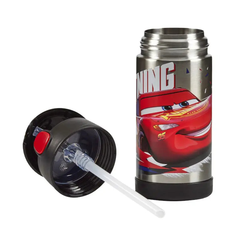 Funtainer Straw Bottle Disney Cars 0.35 lt.