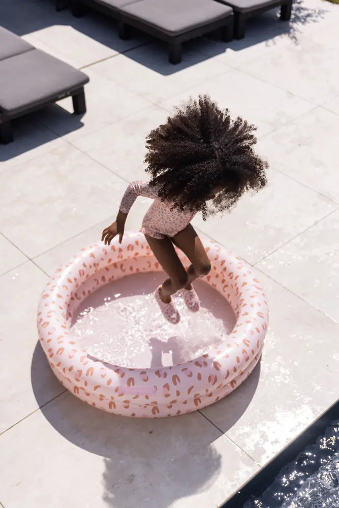 Swim Essentials | Badeschuhe | Gr. 19 | Old Pink Leopard