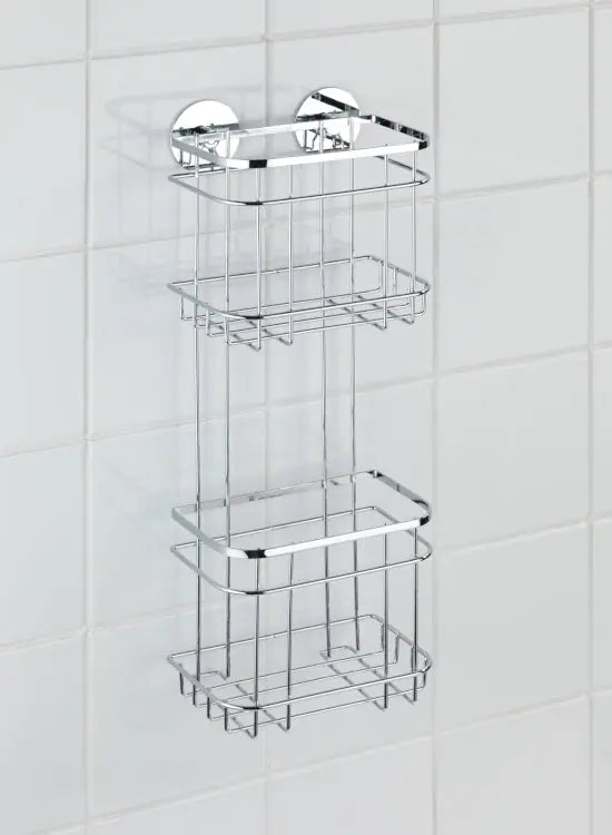 Turbo-Loc Wandregal 2 Etagen Edelstahl