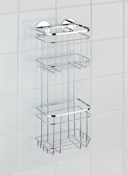 Turbo-Loc Wandregal 2 Etagen Edelstahl