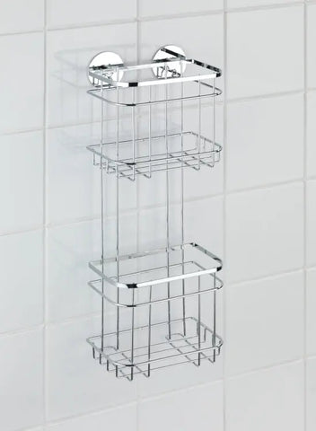 Turbo-Loc Wandregal 2 Etagen Edelstahl