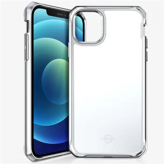 iPhone 12 mini, HYBRID GLASS silber