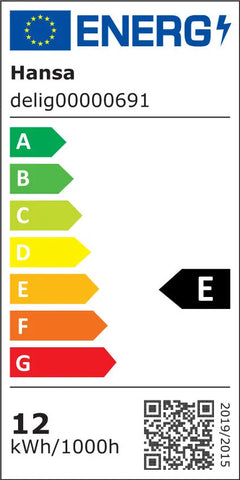 HANSA LED Leuchte Delight 41-5010.691 12W, silber