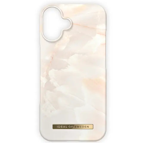 iPhone 16, MagSafe Rose Pearl Marble