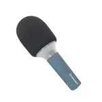 Mikrofon Bluetooth mit Licht blau