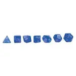 Würfelset RPG Moonstone blau