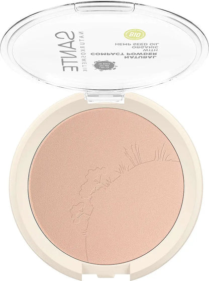 Sante - Naturalny puder kompaktowy 01 - Wegański i bezglutenowy 🌿✨