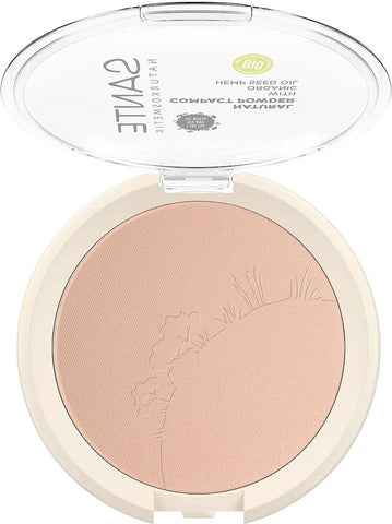 Sante - Naturalny puder kompaktowy 01 - Wegański i bezglutenowy 🌿✨