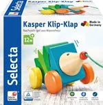 Nachzieh-Igel Kasper Klip-Klap 16cm