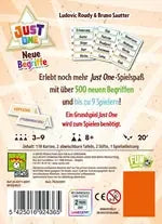 Just One - Neue Begriffe (d)