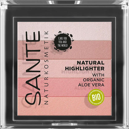 Sante - Naturlig Highlighter 02 Rose - Økologisk Glød 🌿✨