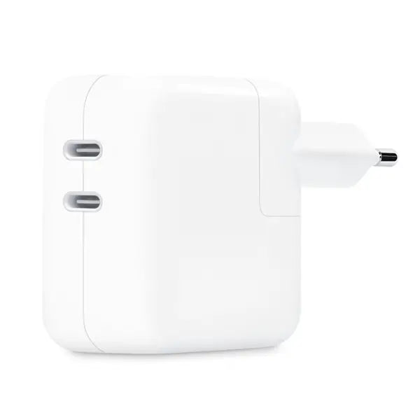 Dual USB-C Power Adapter 35W weiss