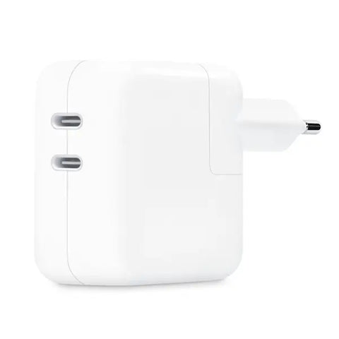 Dual USB-C Power Adapter 35W weiss