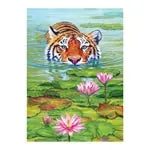 Tiger im Land des Lotus 1000 Teile