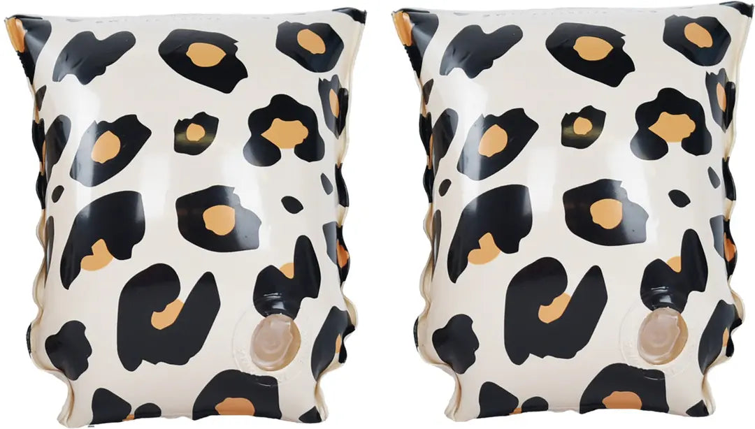 Swim Essentials | Schwimmflügel 0-2 Jahre | Beige Leopard