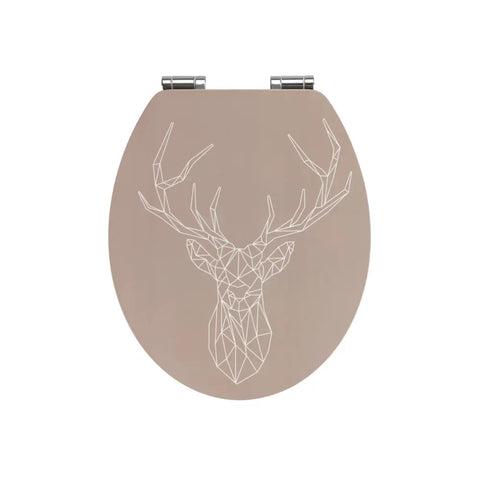 Wenko - WC Seat Stag, MDF Design - Stylish Comfort for Your Bathroom 🚽✨
