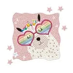 Diamond Painting Lama Regenbogen