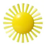 Pluï Sonne Spiel-/Badebürste (MQ6)