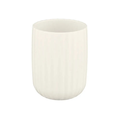 Wenko - Toothbrush Holder Agropoli Cream White - Elegant & Stylish Bathroom Essential 🛁✨