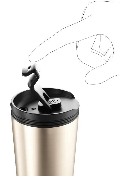 Iso Coffee Mug champagne mat 0.4 l