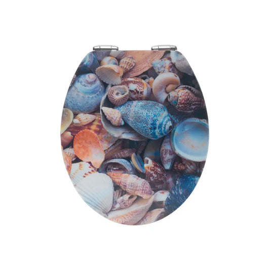 Wenko - 3D Shell Toilet Seat - Transform Your Bathroom! 🌊✨