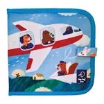 Kreidemalbuch Set mit 4 Kreiden Flieger