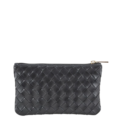ROSSIS - Leda Braided-Texture Pouch - Sustainable, vegan essential organizer 👜✨