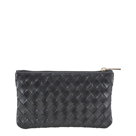 ROSSIS - Leda Braided-Texture Pouch - Sustainable, vegan essential organizer 👜✨