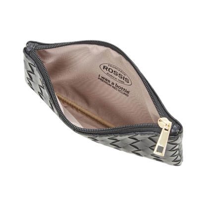 ROSSIS - Leda Braided-Texture Pouch - Sustainable, vegan essential organizer 👜✨