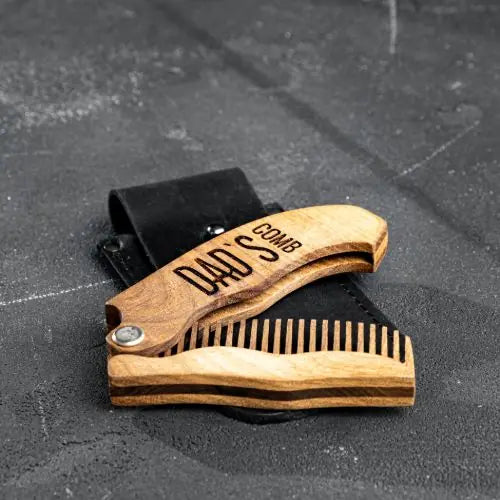 dad's wooden comb 