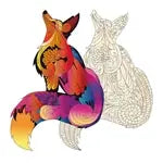 Artefakt Holzpuzzle 2 in 1 Fuchs 143 Teile