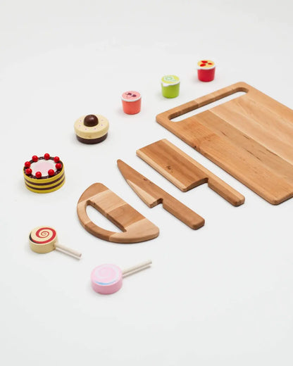 cutting wooden set 