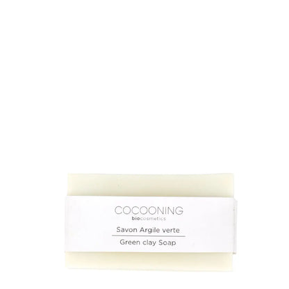 Cocooning Biocosmetics - Jabón Facial de Arcilla Verde - Desintoxica y Rejuvenece 🌿✨
