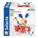 Nachzieh-Hund Nico 12cm