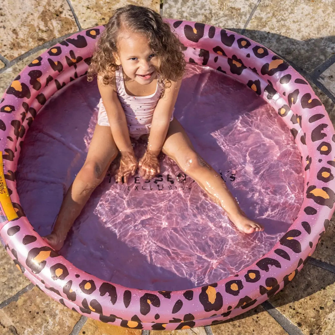 Swim Essentials | Baby Pool 100cm | Rose Gold Leopard