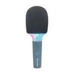 Mikrofon Bluetooth mit Licht blau