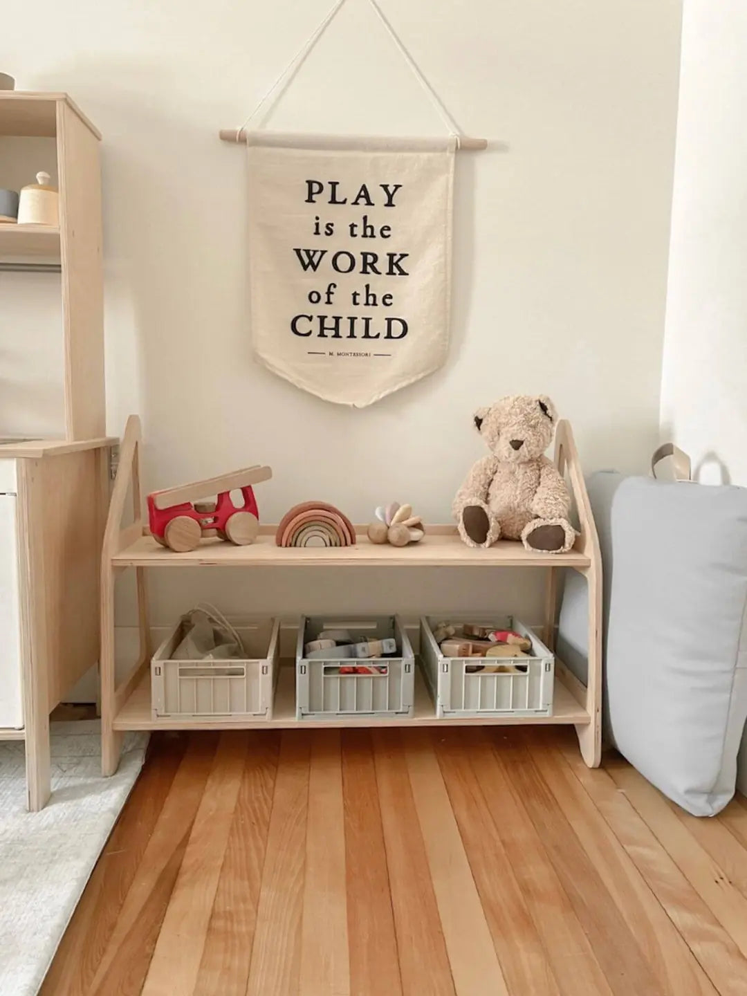 wooden playroom set