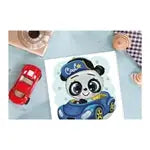 Diamond Painting Panda Auto