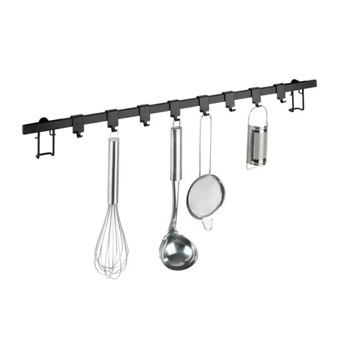 Wenko - Hanging Bar Gala Black - Stylish & Space-Saving Storage Solution! 🖤✨