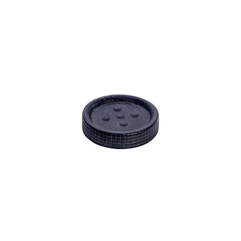 Wenko - Soap Dish Polaris Jet Ceramic, Anthracite - Elegant and Stylish Bathroom Essentials 🛁✨