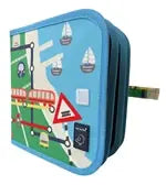 Kreidemalbuch Set mit 4 Kreiden Bahn