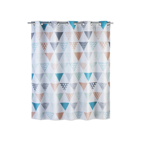 Wenko - Ethno Flex Anti-Mold Shower Curtain - Chic & Fresh Style 🌿🚿