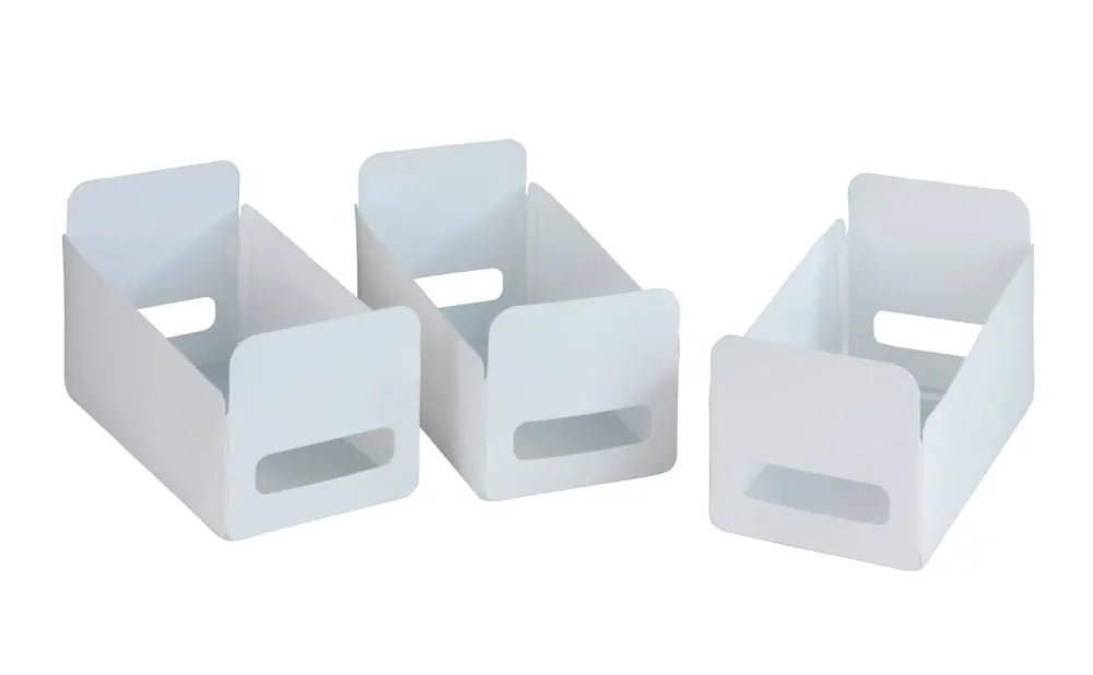 Organizer faltbar, 3 Stück Oya weiss