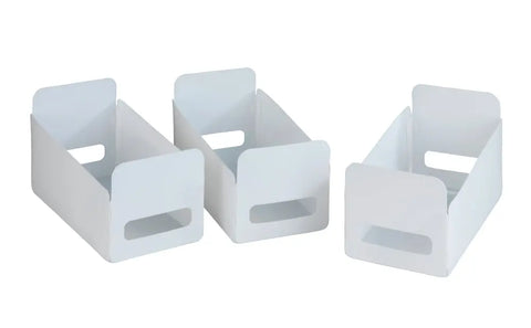Organizer faltbar, 3 Stück Oya weiss