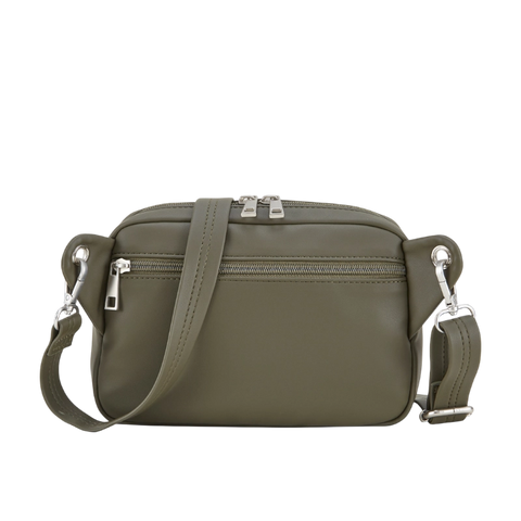 ROSSIS - Aline Olive Vegan Crossbody - Practical, versatile bag 👜🌿