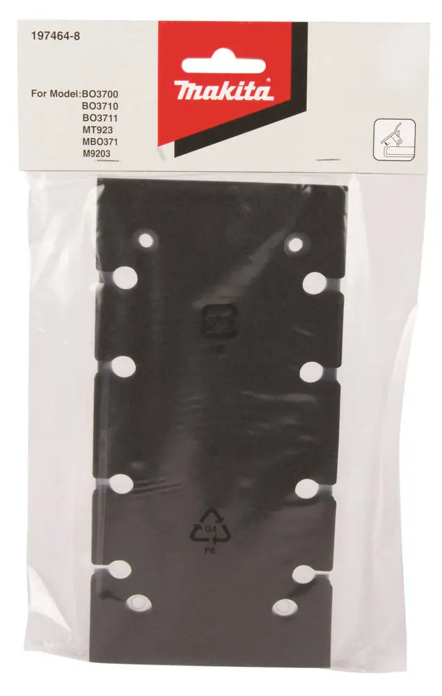 
          Grundplatte ohne Klett für Schleifpapier 93 x 230 mm
          197464-8
        