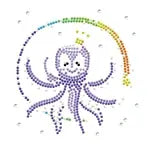 Diamond Painting Magischer Oktopus