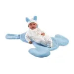 Bimbo blau mit Hasendecke 35cm