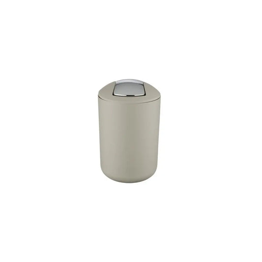 Wenko - Swing Lid Bucket Brazil L, Taupe - Stylish & Functional Storage Solution 🗑️✨